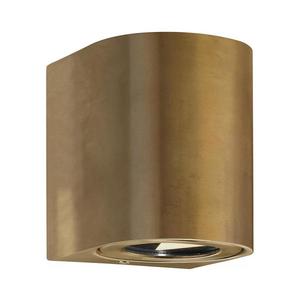 Nordlux - LED Venkovní nástěnné svítidlo CANTO 2xLED/5, 5W/230V IP44 mosaz 49701035 obraz