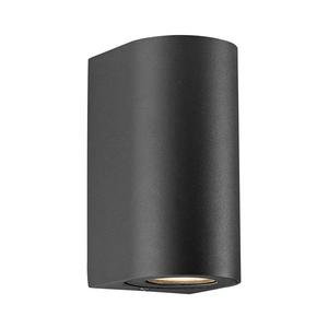 Nordlux - Venkovní nástěnné svítidlo CANTO 2xGU10/28W/230V IP44 černá 49721203 obraz