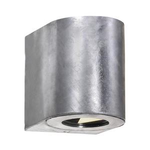 Nordlux - LED Venkovní nástěnné svítidlo CANTO 2xLED/5, 5W/230V IP44 stříbrná 49701031 obraz