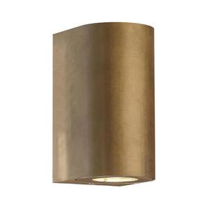 Nordlux - Venkovní nástěnné svítidlo CANTO 2xGU10/28W/230V IP44 mosaz 49721035 obraz