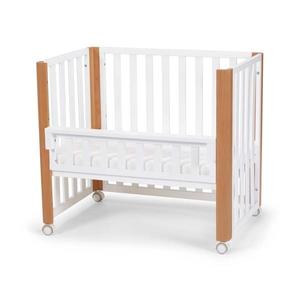 KINDERKRAFT SELECT - Dětská postýlka 4v1 KOYA Premium buk/borovice KFKOYA00WHT0000 obraz
