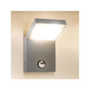 Brilagi - LED Venkovní nástěnné svítidlo se senzorem RIANO LED/8W/230V stříbrná WO-HR60143-OEM-SA obraz