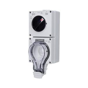 5B351 - Zásuvka do vlhkého prostředí s vypínačem 230V/16A IP66 5B351 obraz