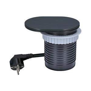 PP124CB-PD20 - Vestavná zásuvka 20W 1Z +USB A+C černá PP124CB-PD20 obraz