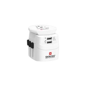 SKROSS PA46W - Cestovní ad. PRO Light USB 2A - World, UK+USA+AUS/CN 2x USB-A 12W PA46W obraz