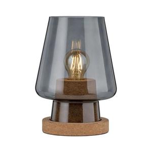 Paulmann 79736 - 1xE27/20W Stolní lampa IBEN 230V kouřová 79736 obraz