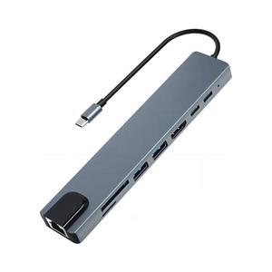 Aligator AHUB001 - USB-C hub 8v1 AHUB001 obraz