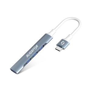 Aligator AHUB002 - USB-C hub 4v1 AHUB002 obraz