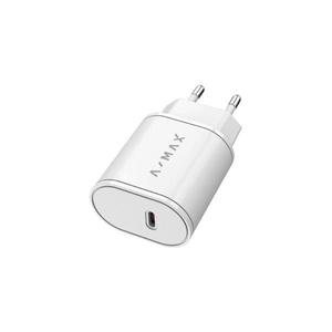 Aligator AX0001V - Rychlonabíjecí adaptér A-MAX Power Delivery 20W USB-C bílá AX0001V obraz