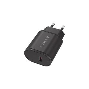 Aligator AX0002V - Rychlonabíjecí adaptér A-MAX Power Delivery 20W USB-C černá AX0002V obraz