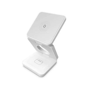 Aligator AMS09WT - Bezdrátová nabíjecí stanice MagSafe 3v1 15W bílá AMS09WT obraz