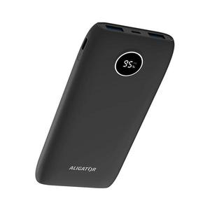 Aligator PBPD10BK - Power Bank s LCD displejem PD 10000 mAh/20W/3, 7V černá PBPD10BK obraz
