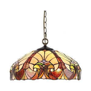 Prezent - Lustr na řetězu TIFFANY XX 2xE27/60W/230V pr. 40 cm obraz