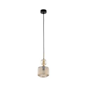 Lustr na lanku SOPHIA 1xE14/10W/230V černá/kouřová béžová 11038 obraz