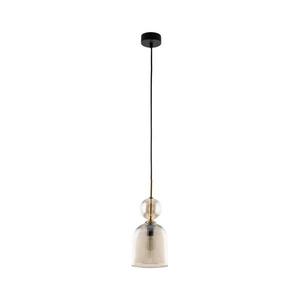 Lustr na lanku SOPHIA 1xE14/10W/230V černá/kouřová béžová 11039 obraz