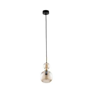 Lustr na lanku SOPHIA 1xE14/10W/230V černá/kouřová béžová 11040 obraz