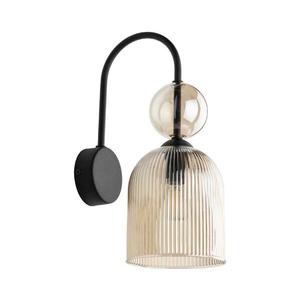 Nástěnné svítidlo SOPHIA 1xE14/10W/230V černá/kouřová béžová 11140 obraz