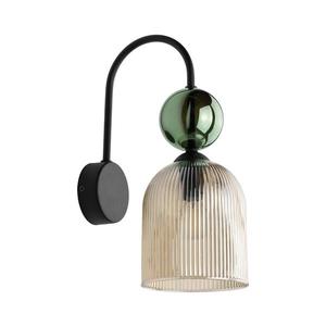 Nástěnné svítidlo SOPHIA 1xE14/10W/230V černá/zelená/kouřová béžová 11143 obraz