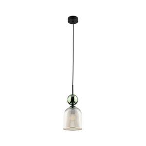 Lustr na lanku SOPHIA 1xE14/10W/230V černá/zelená/kouřová béžová 11146 obraz