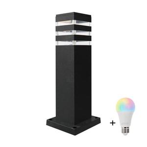 LED RGBW Stmívatelná venkovní lampa TEKSAS 1xE27/12W/230V 44 cm IP44 antracit SA1550+AI1797 obraz