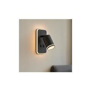 LED Nástěnné bodové svítidlo PIPE 1xGU10/10W/230V + LED/6W černá ML2081 obraz