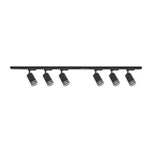 Bodové svítidlo v lištovém systému PIPE 6xGU10/10W/230V černá ML2085 obraz