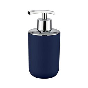 WENKO 22519100 - Dávkovač mýdla BRASIL 320 ml modrá/lesk. chrom 22519100 obraz