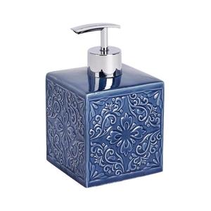 WENKO 22653100 - Dávkovač mýdla CORDOBA 500 ml modrá 22653100 obraz