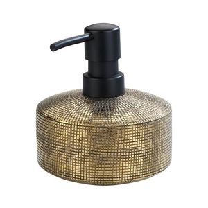 WENKO 24401100 - Dávkovač mýdla RIVARA 400 ml zlatá 24401100 obraz