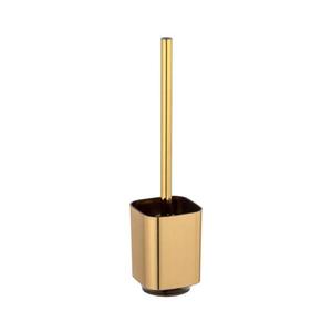 WENKO 24162100 - WC štětka AURON 9x38, 5 cm zlatá 24162100 obraz