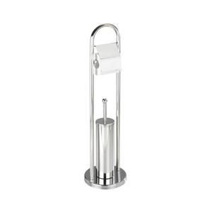 WENKO 16993100 - WC souprava VASTO 22x81 cm nerez/stříbrná 16993100 obraz