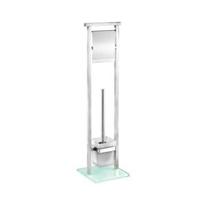 WENKO 22992100 - WC štětka DEBAR 18x73 cm nerez/satin/bílá 22992100 obraz