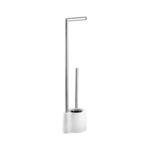 WENKO 22989100 - WC štětka AVOLA 13x70 cm nerez/bílá/stříbrná 22989100 obraz