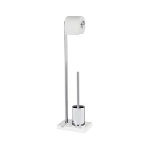 WENKO 20486100 - WC štětka NOBLE 20x74 cm chrom/bílá 20486100 obraz