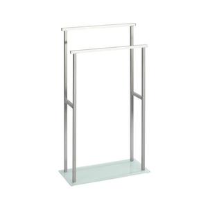 WENKO 23438100 - Stojan na ručníky DEBAR 20x83 cm nerez/satin/bílá 23438100 obraz