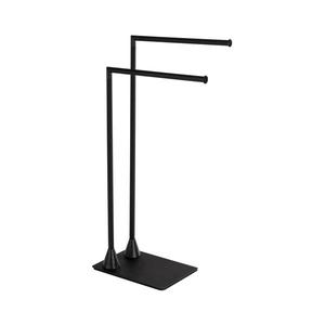 WENKO 23711100 - Stojan na ručníky HELLA 41x79 cm černá 23711100 obraz