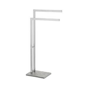 WENKO 20603100 - Stojan na ručníky GRANIT 43, 5x86, 5 cm nerez/satin/šedá 20603100 obraz