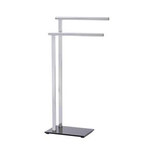 WENKO 22090100 - Stojan na ručníky LAVA 42x81 cm nerez/stříbrná/černá 22090100 obraz
