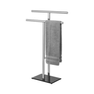 WENKO 25389100 - Stojan na ručníky LAVA 50x81, 5 cm nerez/stříbrná/černá 25389100 obraz
