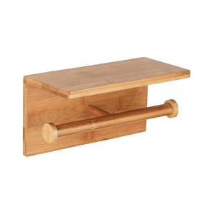WENKO 24745100 - Držák toaletního papíru BAMBUSA 25x13 cm hnědá 24745100 obraz