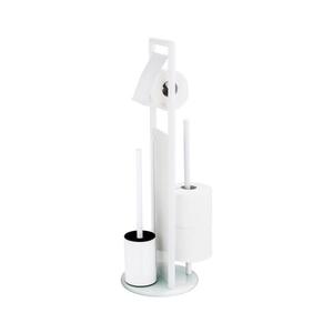 WENKO 24983800 - WC set RAVINA 20x70 cm nerez/bílá 24983800 obraz