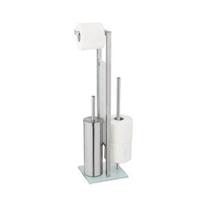 WENKO 25399100 - WC štětka RIVALTA 18x70 cm stříbrná/bílá/černá 25399100 obraz