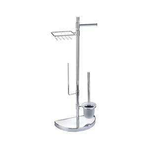 WENKO 196022500 - Toaletní centrum SPACE MARVEL 34x84, 5 cm stříbrná/satin 196022500 obraz