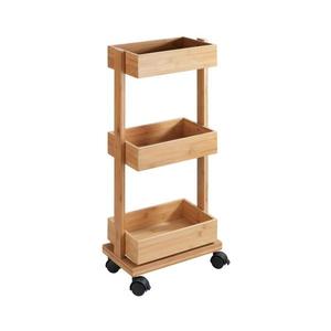 WENKO 24390100 - Regál TORTONA 18x71, 5 cm hnědá/černá 24390100 obraz