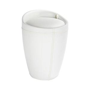WENKO 21773100 - Stolička CANDY 36x50, 5 cm bílá/černá 21773100 obraz