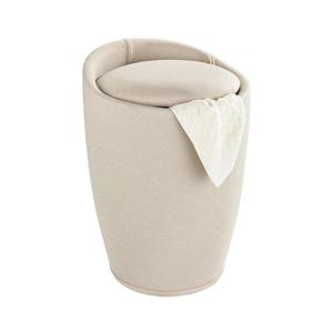 WENKO 22834100 - Stolička CANDY 36x50, 5 cm béžová/černá 22834100 obraz