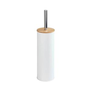 WENKO 24393100 - WC štětka TORTONA 9, 5x38, 5 cm bílá/hnědá 24393100 obraz