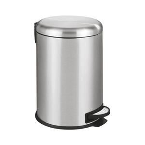 WENKO 22704100 - Koš LEMAN 30, 5x44 cm nerez/satin/černá 22704100 obraz