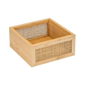 WENKO 25601100 - Tácek na vanu ALLEGRE 15x7 cm hnědá 25601100 obraz