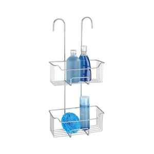 WENKO 24758100 - Sprchová police MILO 25x55 cm stříbrná/čirá 24758100 obraz